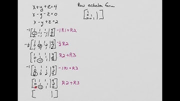 Section 6.1 - Matrix Solutions to Linear Systems