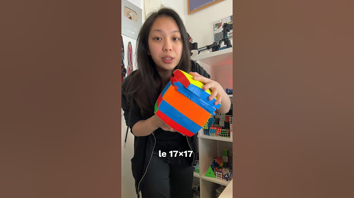 Ces Rubik's Cubes sont OUF !