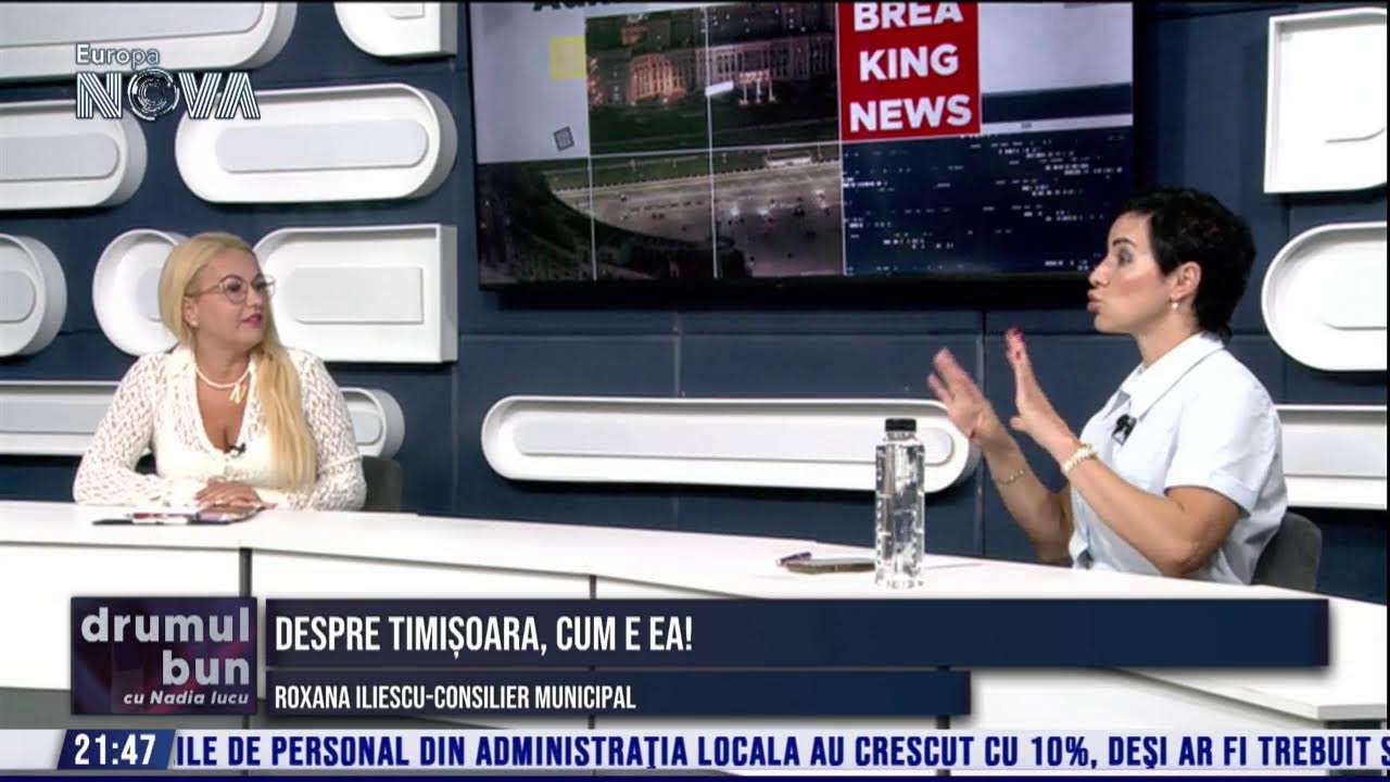 LIVE : Despre Timișoara, cum e ea! - Drumul Bun cu Nadia Iucu - Europa Nova - 02.09.2025 LIVE : Despre Timișoara, cum e ea! - Drumul Bun cu Nadia Iucu - Europa Nova - 02.09.2025