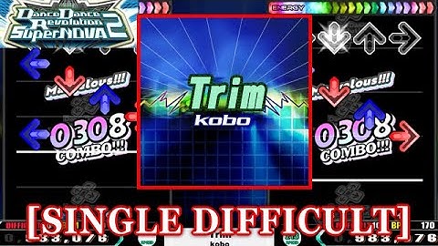 【DDR SN2】 Trim / kobo [SINGLE DIFFICULT] 譜面確認+Clap