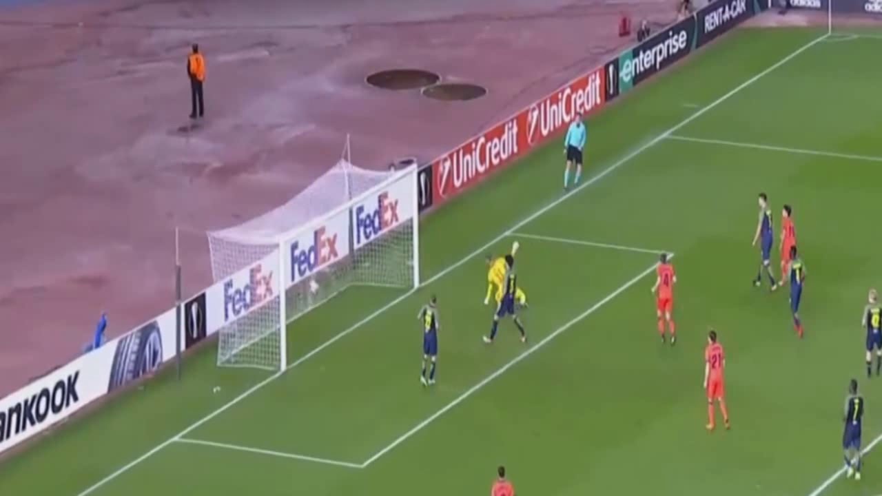 Alvaro Odriozola Goal - Real Sociedad vs Salzburg 1-1 - 15/02/2018