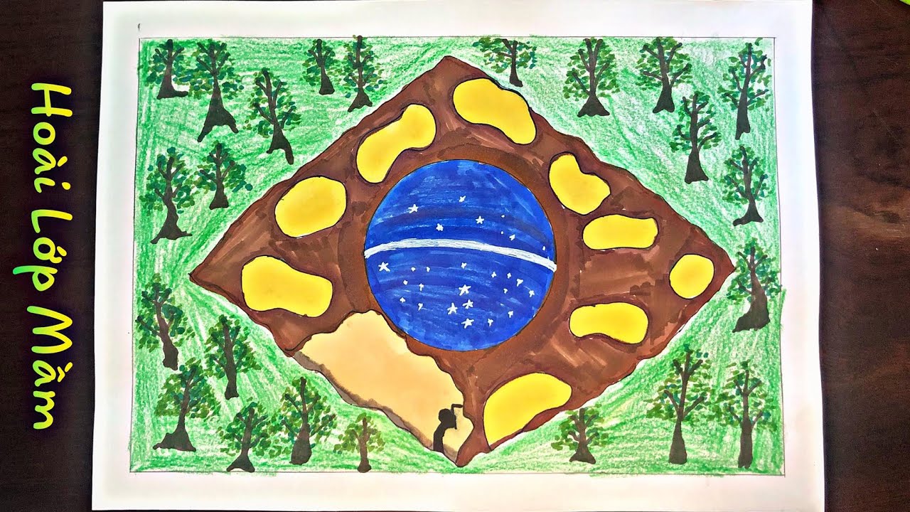 Ý nghĩa lá cờ Brazil | Cờ Brazil phiên bản tả thực | The meaning of the ...