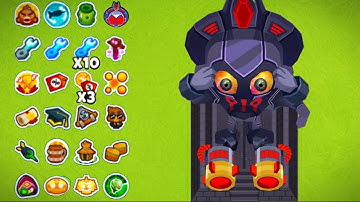 How far can Every GOD BOOSTED 5-5-5 Tower Get? (Bloons TD 6)