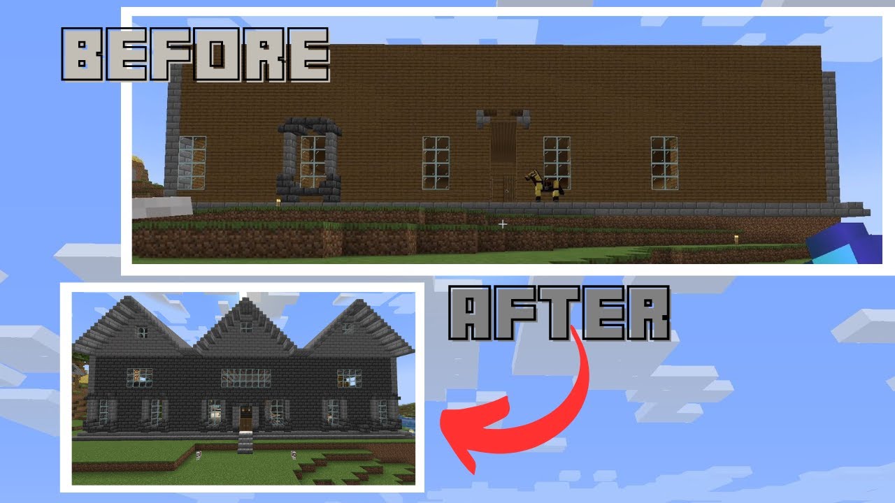 I Finally Built My First House After 10 Years Of Minecraft - YouTube