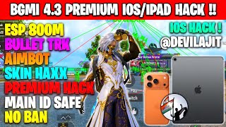 bgmi ios hack 4.3 free |how to hack bgmi ios 4.3 |skin hack bgmi ios | iPad And IPhone ios hack free