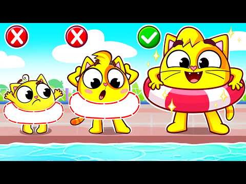 Let's Stay Safe at the Pool! 🛟💙 | Kids Songs & Nursery Rhymes | Baby Zoo