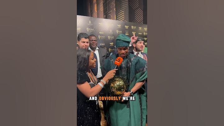 Ademola Lookman IMMEDIATELY after winning the African Player of the Year 🇳🇬👑🏆 #CAFAwards2024