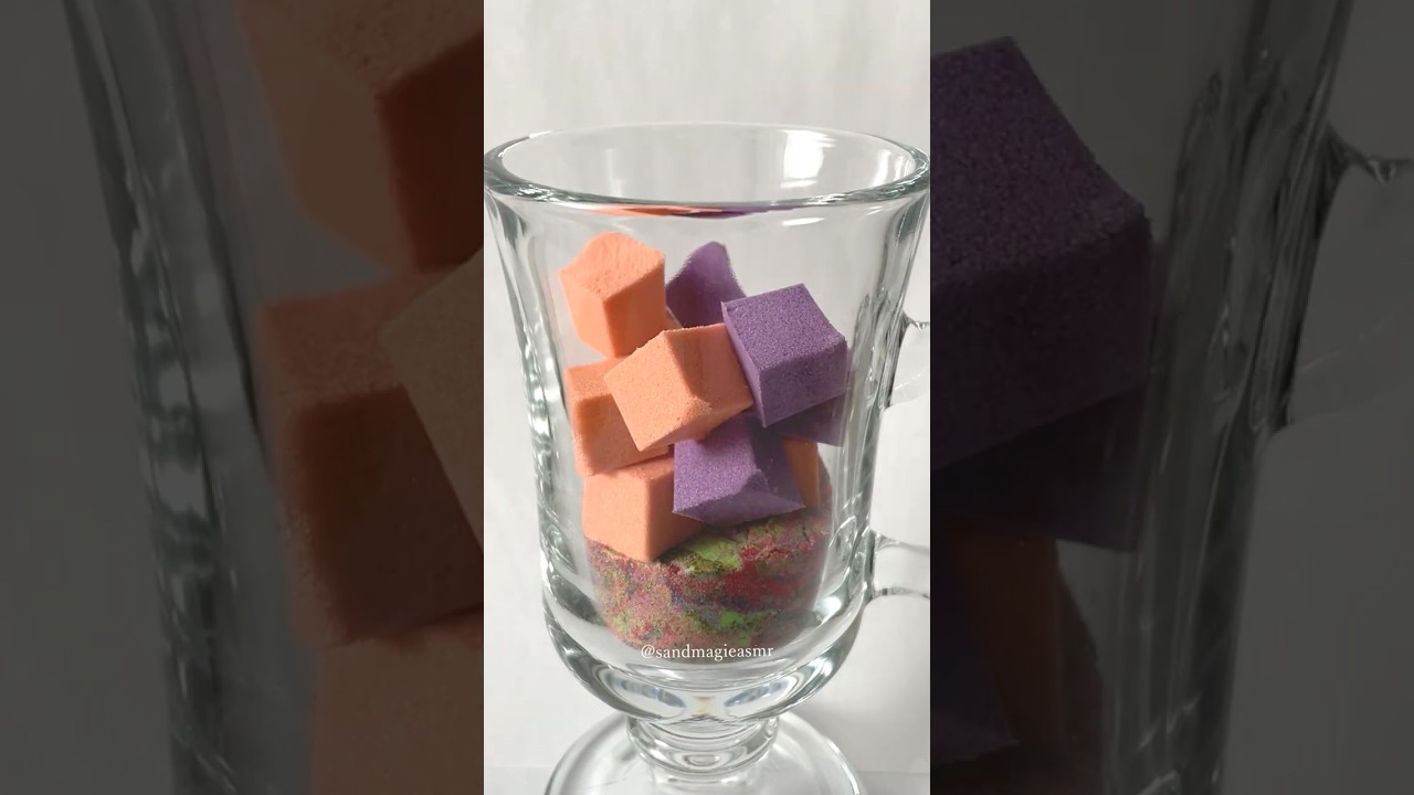 Very Satisfying and Relaxing Kinetic Sand ASMR, Crunchy Sand 