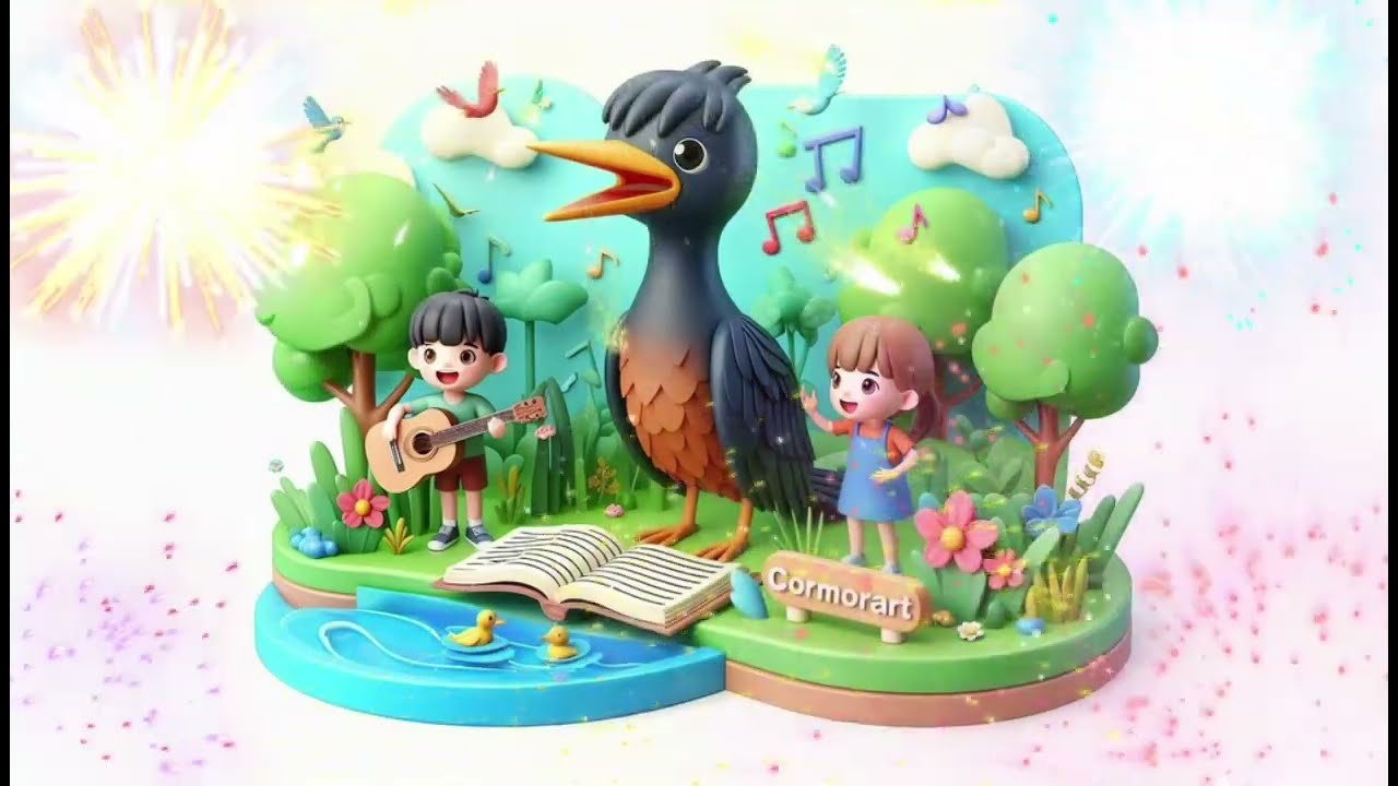Cormorant Song: A Sea Bird’s Tale! A Fun Nursery Adventure Song with Lyrics