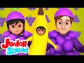 Canção de frutas | Musica para bebes | Desenhos animado | Junior Squad Português | Educação