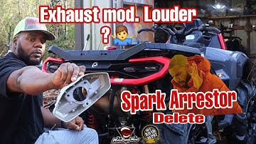 2025 Canam Outlander Exhaust mod. Did it get louder?