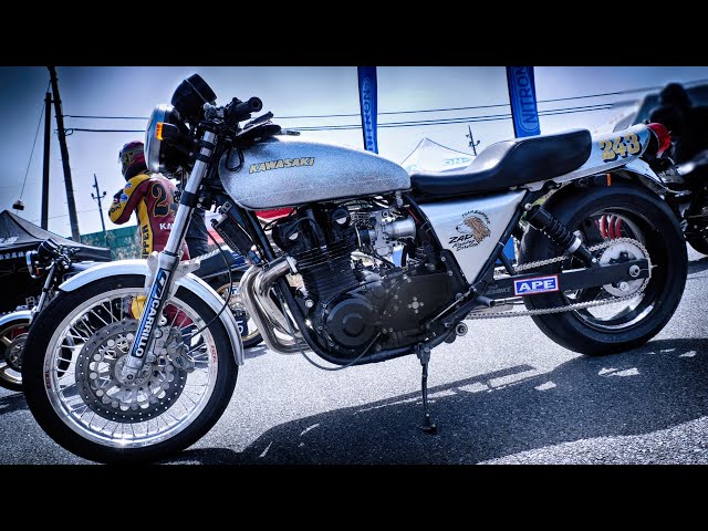 Kawasaki Z1 Drag Racer Team ZAPPER ゼットでドラッグレース - YouTube