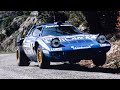 Lancia stratos supercar with pure engine sounds