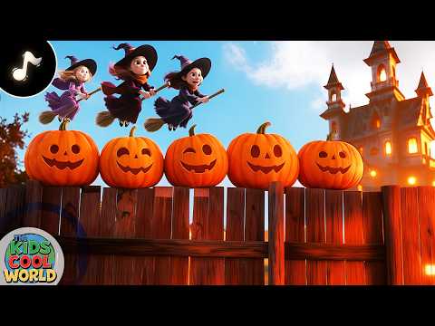 Five Little Pumpkins Sitting on a Gate 🎃 Halloween Songs & Nursery Rhymes for Kids