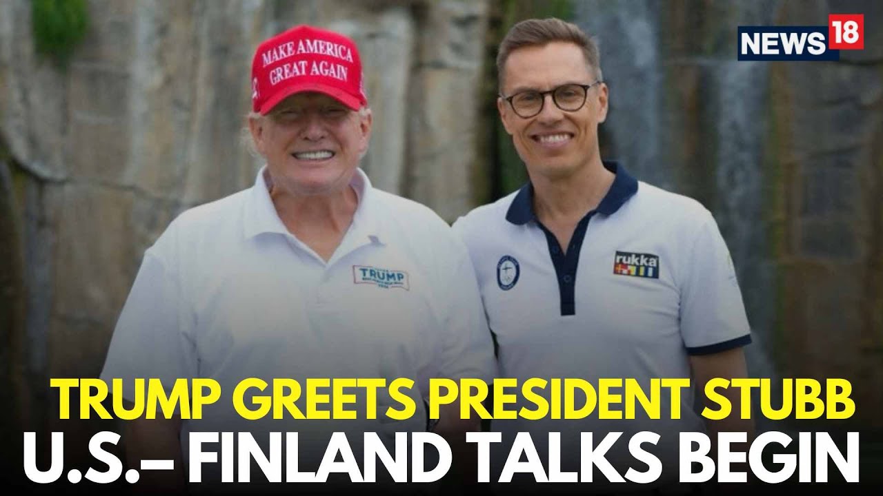 Trump LIVE | President Trump Meets Finland’s President Alexander Stubb | US Finland Relations| N18G