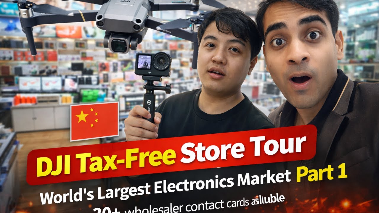 Kind DJI Wholesaler Showed Me His Tax-Free Store | World’s Biggest Electronics Market (part 1)