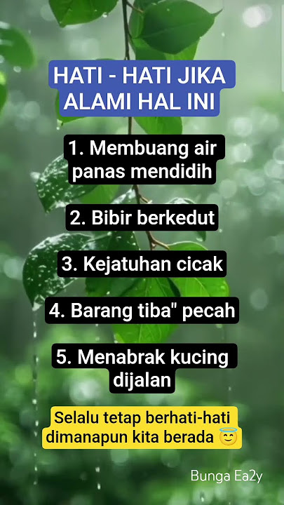 HATI - HATI JIKA ALAMI HAL INI #shortvideo #trending #shorts #viral #fyp #fypyoutube #foryou