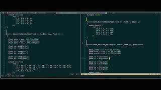 C Graphics Programming Creating a software renderer implementing view matrix and testing 5.4