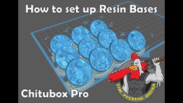 3D-Printing Resin 25mm Bases Setup CHITUBOX PRO