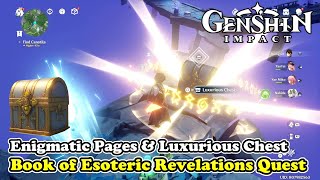 Genshin Impact Book of Esoteric Revelations Quest & Puzzle Guide (Enigmatic Page Locations)