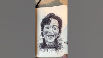 Who’s next? #squidgame #squidgame2 #drawing #scribble #sketchbook #pendrawing