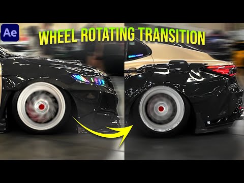 Wheel Rotating Transition Effect in After Effects