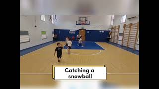 Fun physical education games | pe games | catching a snowball screenshot 1