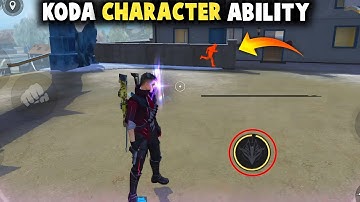 KODA CHARACTER ABILITY TEST 😱🤯 | NEW CHARACTER ABILITY TEST OB47 UPDATE | FREE FIRE OB47 UPDATE