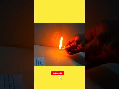Science experiment with