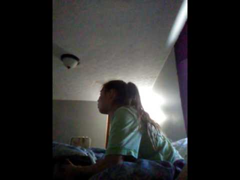 10 year old singing to Sandy Hook Elementary Tribute Song "Heaven" By Baby Kaely.