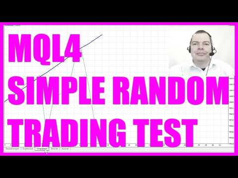 MQL4 TUTORIAL - SIMPLE RANDOM TRADING TEST