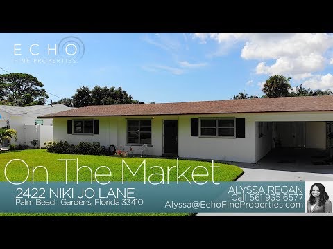 2422 Niki Jo Lane, Palm Beach Gardens, FL home video tour