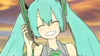 Hatsune Miku Yume no tsuzuki (The Thread of a Dream) English subtitles 初音ミク 夢の続き
夢の続き / Yume no tsuzuki (The Thread of a Dream) by Hatsune Miku with Kagamine Rin, Kagamine Len, Megurine Luka, vocaloids.
This translation is by permission of the composer.
作者様のご了解のもと翻訳しました。 (sm7911934)
The creators comment from NicoNico Douga:
I devote this song to the senior creators who have greatly led the popularity of Vocaloids.
(Vocaloidブームの大きな牽引力となった初期からの作曲者の方々に捧げます。)
Music & lyrics: Dixie Flatline
http://yeheyuanstudio.com/
http://piapro.jp/D_Flatline
Pictures: Mokeo (もけお)
http://piapro.jp/mokeo
Wallpapers: S-Hoshino.com
http://www.s-hoshino.com/
Movie: Dixie Flatline Hatsune Miku Yume no tsuzuki (The Thread of a Dream) English subtitles 初音ミク 夢の続き