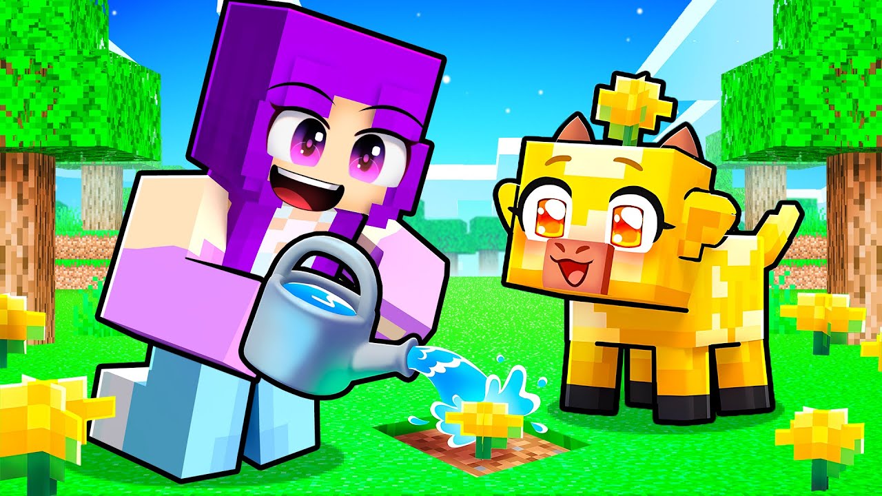 Minecraft'ta YARALI bir MOOBLOOM Evlat Edindik!