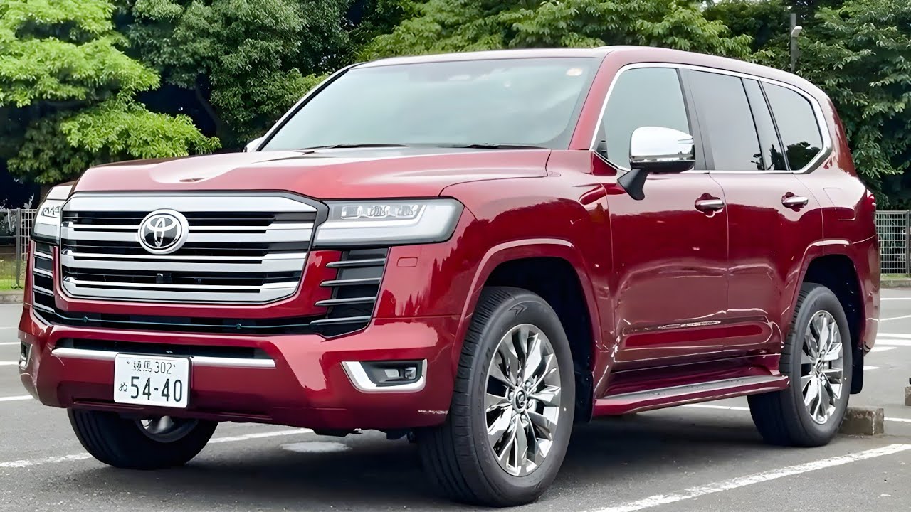 New 2025 Toyota Land Cruiser 300 ZX | Red Color | Exterior and