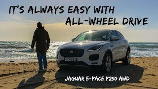 New Jaguar E-Pace P250 AWD 2019 - Playing on the sand/water