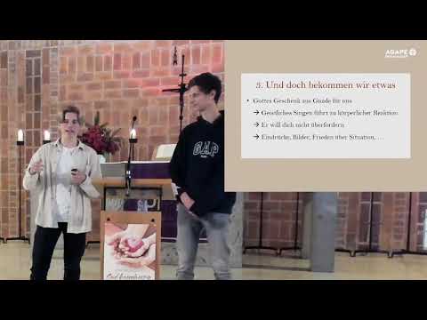 Agape Gottesdienst am 10.12.2021 – „Lobpreis als Lifestyle“