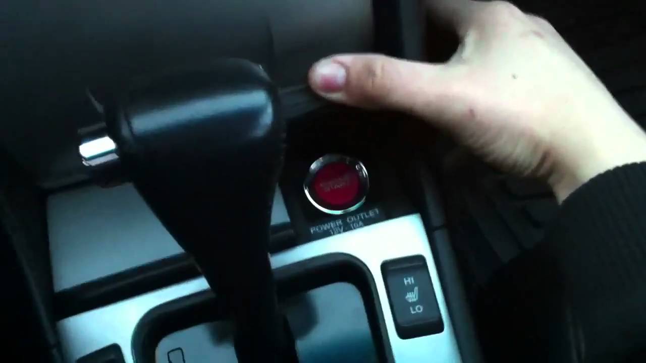 Push start button for Honda accord - YouTube