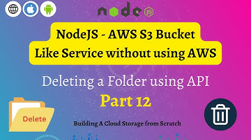 How to delete a folder in NodeJS using fs library - Building AWS S3 Bucket like service using NodeJS