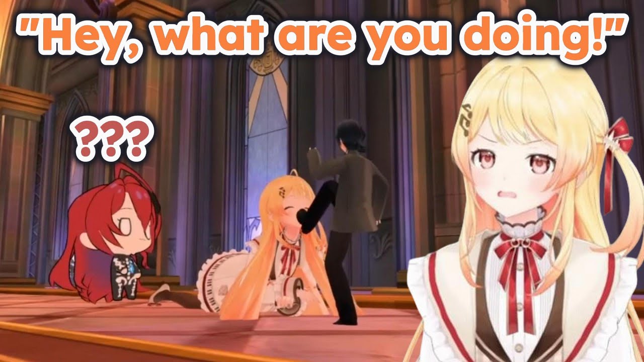 Kanade and Elizabeth's cute moment got interrupted by Ao-kun