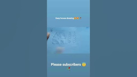 house drawing tutorial easy simple #drawing #art #drawingtutorial #housedrawing#easydrawing