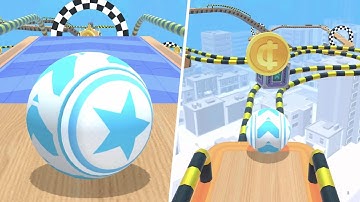 ⚽️ Sky Rolling Ball 3D 🎱 Gameplay Level 90 to 91 Walkthrough (Android, iOS)
