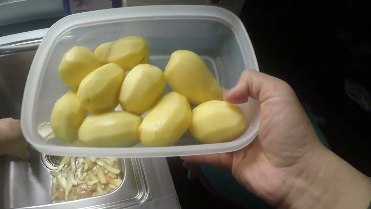 ASMR No Talking POV | Family Dinner – Stir-Fried Potatoes & Boiled Pork (Chest Cam Real Guy Home)