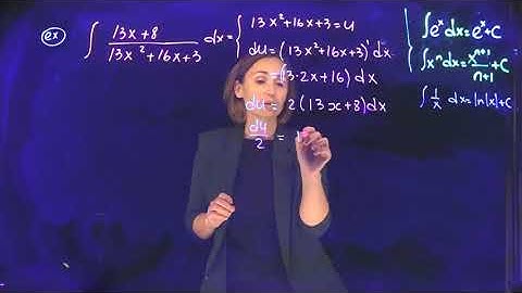 3.2 page 8.  Indefinite integral. Substitution method. Examples.