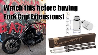 Watch this before buying fork cap extensions! What to know!