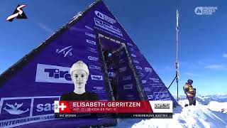 Le run d'Elisabeth Gerritzen à Fieberbrunn