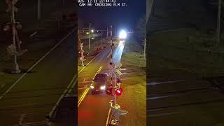 Train Destroys Car – Driver SurvivesThis Was 2 Seconds From Death…