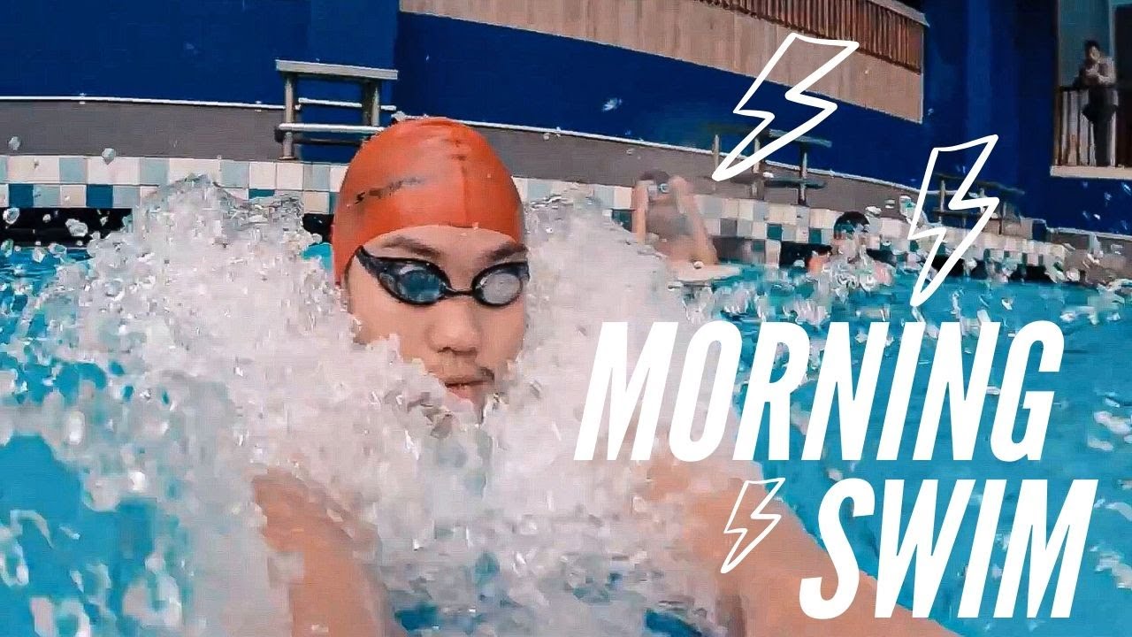 LATIHAN RENANG PAGI HARI | KOLAM RENANG CIKINI JAKARTA