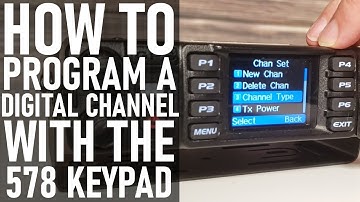 How to Add a VFO Channel to Memory Mode on an AnyTone 578