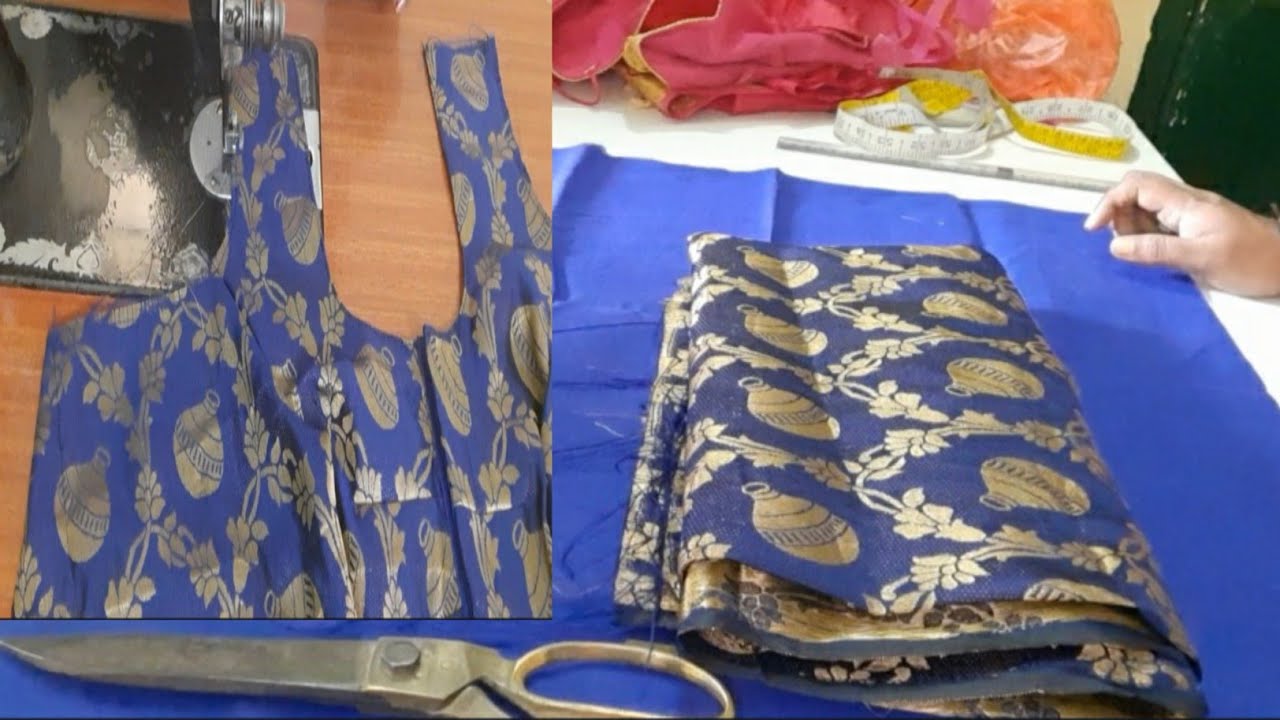 perfect blouse stitching in kannada/full lining blouse stitching easy